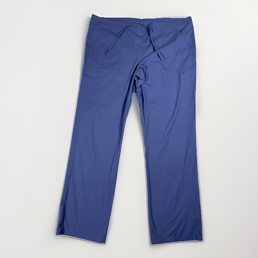 Scrubstar Scrub Pants Womens Medium Ciel Blue Drawstring Cargo Pocket WM00B068
